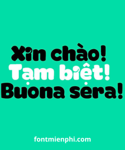 Việt hóa font iCiel Koni