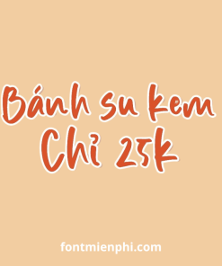 Font Việt hóa 1FTV VIP Bintang Hati