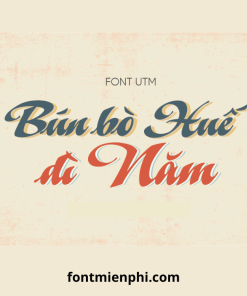 Font việt hóa UTM A&S Graceland