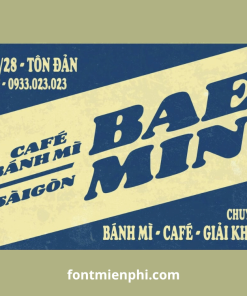 Font BM Lucas Việt hóa , Font mới từ BAEMIN