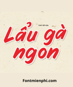 Font Việt hóa 1FTV VIP Fruity Stories