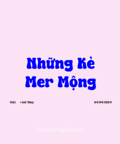 Việt hóa font DL Super Dream