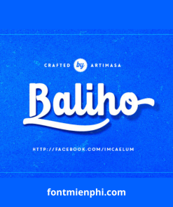 Việt hóa font iCiel Baliho Script