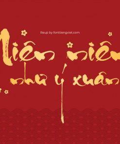 Font Thư Pháp Quang Ninh (2 font) ,font Tết