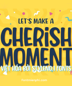 Việt hóa font SVN Cherish Moment