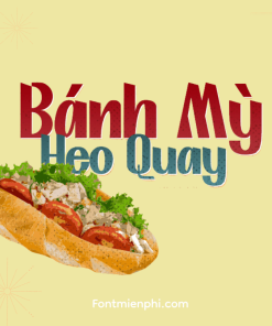 Việt hóa font 1FTV thiết kế ẩm thực 1