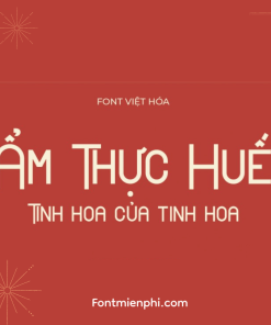 Font việt hoá VL Cvetanoff