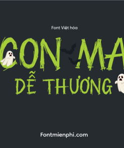 Font Việt hóa 1FTV VIP Rhope ,font Halloween